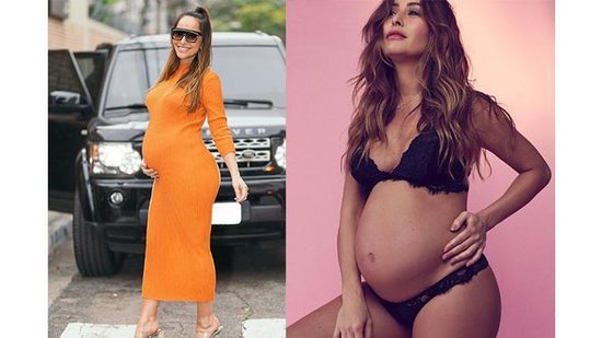 Sabrina está completando o 9 mês de gravidez - Reprodução/ Instagram @sabrinasato