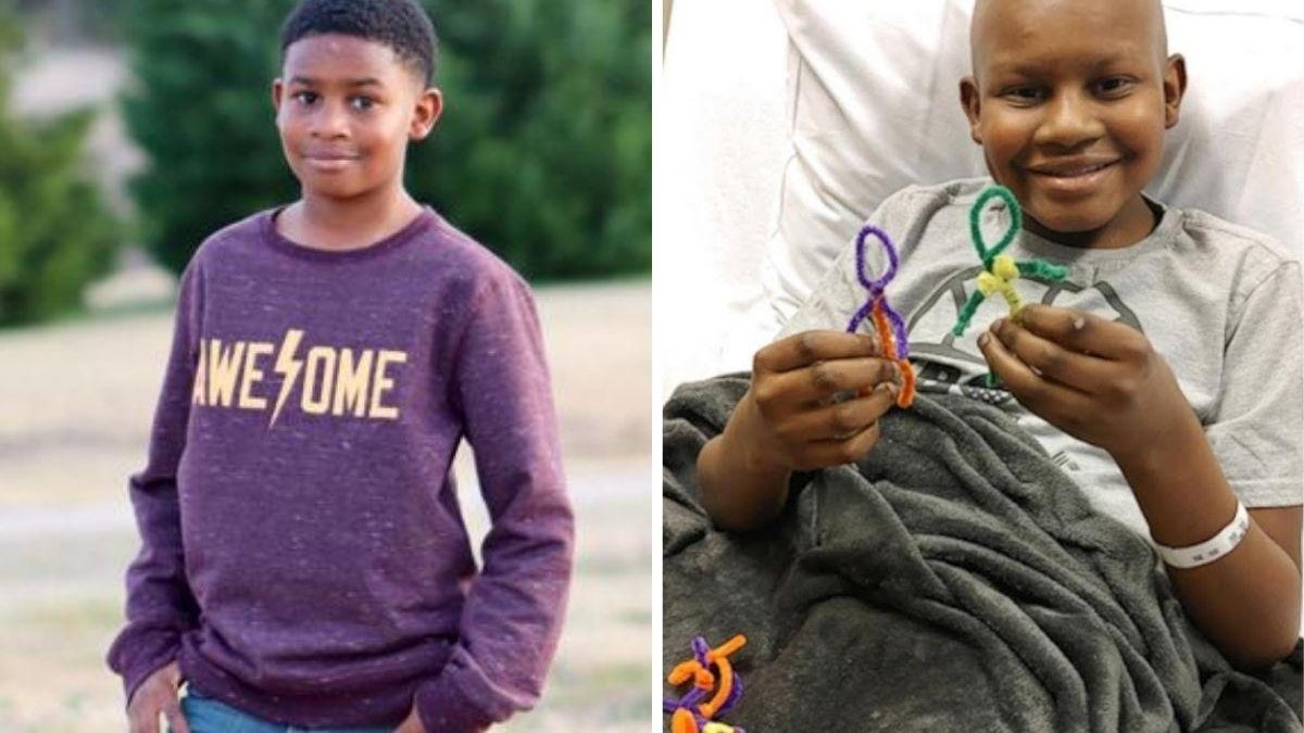Menino com câncer faz bonecos para outras crianças do hospital - Reprodução/ NBC