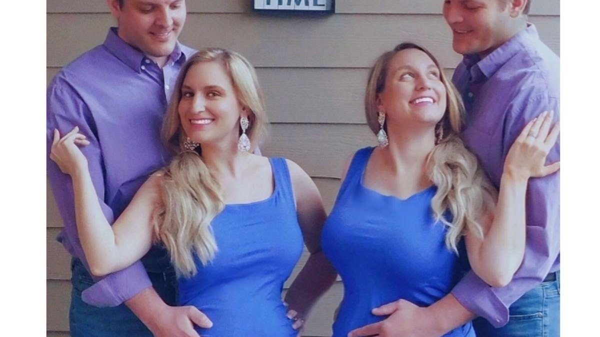 Gêmeas engravidam juntas - Reprodução / Facebook