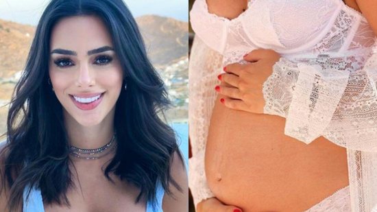 Influencer postou uma sequência de cliques exibindo a barriga de mais de três meses depois do anúncio da gravidez - Reprodução/ Instagram