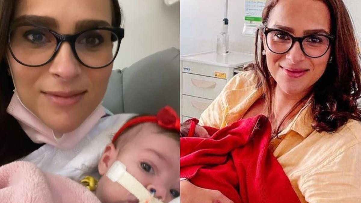 Leticia Cazarré atualiza o quadro de saúde da filha caçula, Maria Guilhermina - Reprodução/Instagram