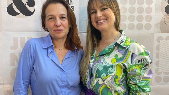 O podcast Mãe Natureba foi apresentado por Andressa Simonini e Yulia Serra, com participação de Maria Cecília Moraes e Amanda Pereira - Divulgação