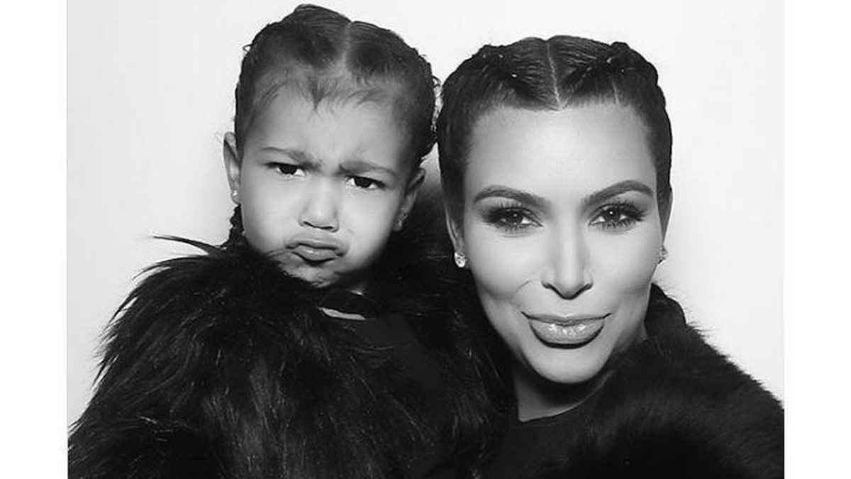 Kim Kardashian e Kanye West são pais de North, Saint e Chicago - Reprodução / Instagram @kimkardashian