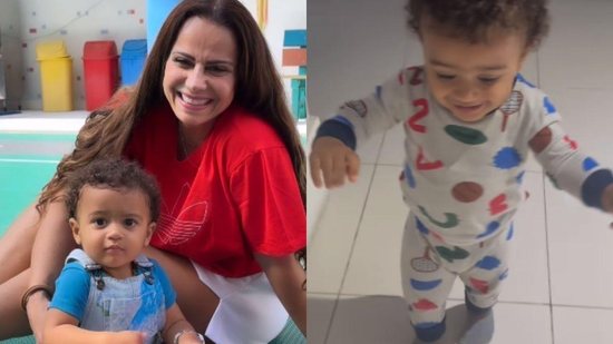Viviane Araújo mostra crescimento do filho - Reprodução/ Instagram