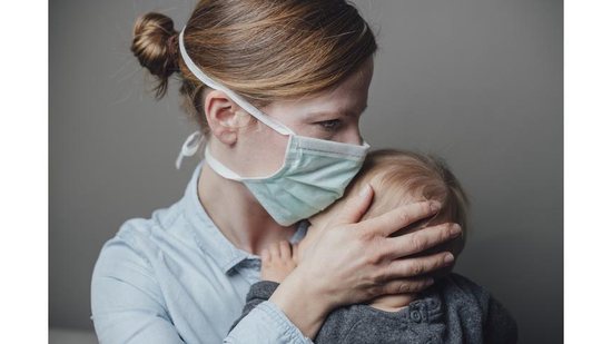Anvisa alerta que crianças menores de 2 anos não devem usar máscaras - Getty Images