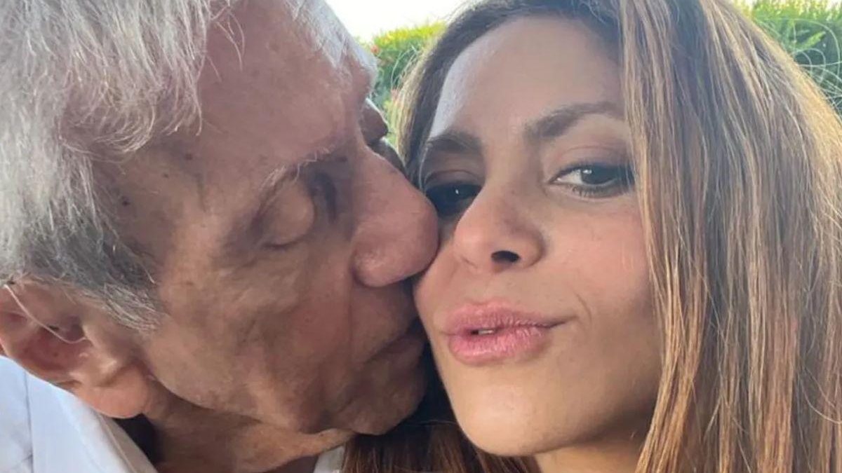 Shakira ao lado de seu pai, William - Reprodução/Instagram