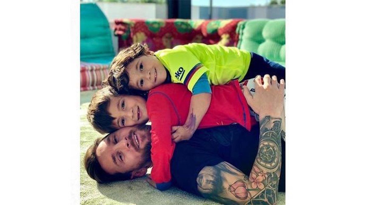 Messi é pai de três menino e também dono de uma ONG (Foto: Reprodução/Instagram 