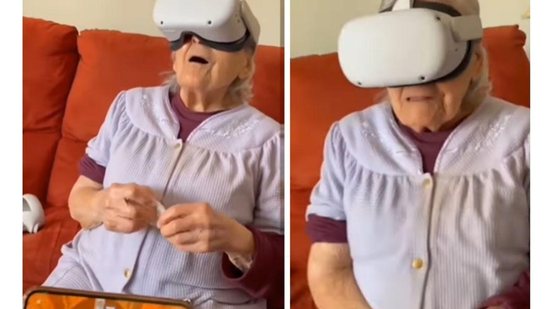 Avó de 100 anos conhece catedral da Armênia com ajuda de realidade virtual e se emociona - reprodução Instagram