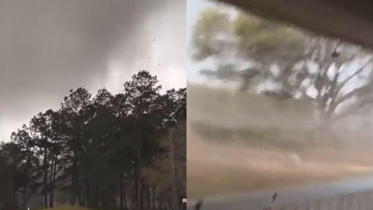 Um homem conseguiu gravar um tornado por dentro - Reprodução/Twitter