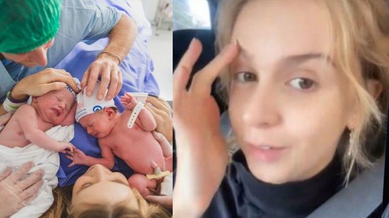Os filhos de Isabella Scherer nasceram na última segunda-feira, dia 29 de agosto - Reprodução/ Instagram/@isascherer