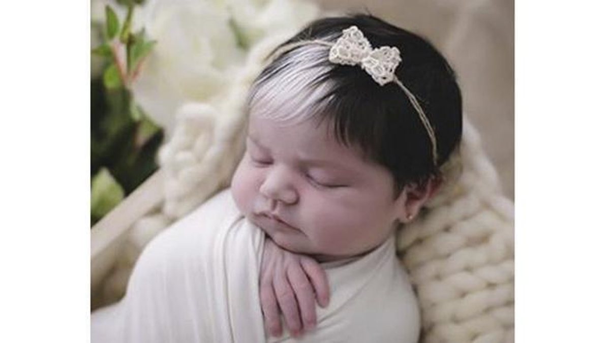 Mayah ainda recém nascida (Foto: Reprodução/Instagram 