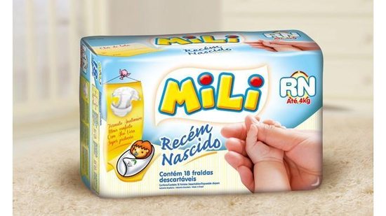Imagem Mili lança fralda para recém-nascidos