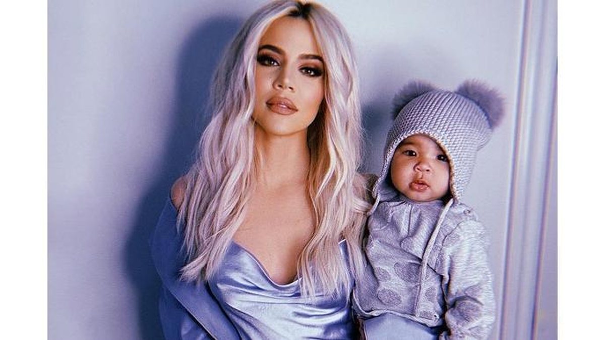 Khloe Kardashian e a filha True (Foto: Reprodução/Instagram/