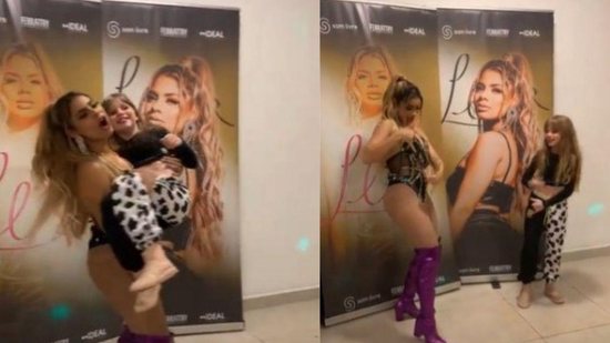 Imagem Lexa se diverte dançando com irmã mais nova de Luisa Sonza