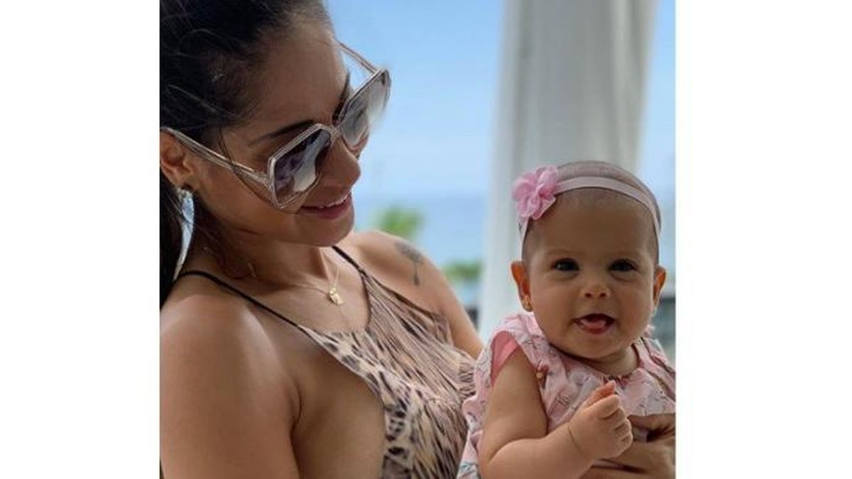 Mayra Cardi e a filha já sofreram uma tentativa de sequestro antes - reprodução/Instagram