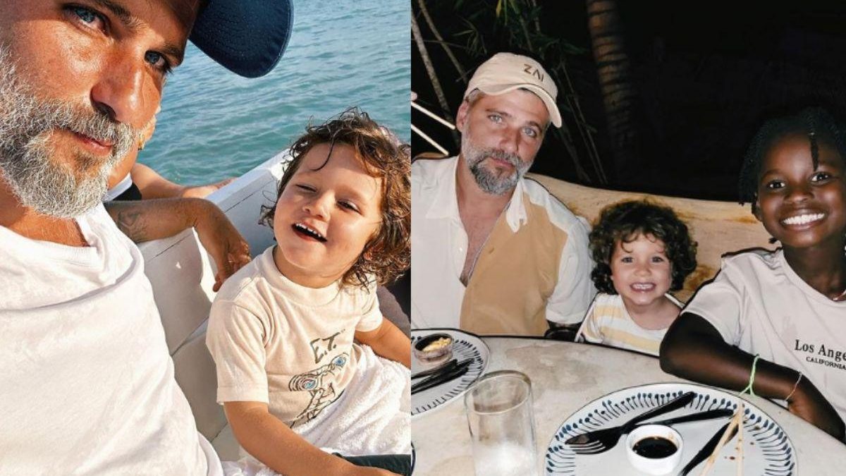 Bruno Gagliasso mostrou um momento da família na viagem - reprodução/Instagram/@gioewbank