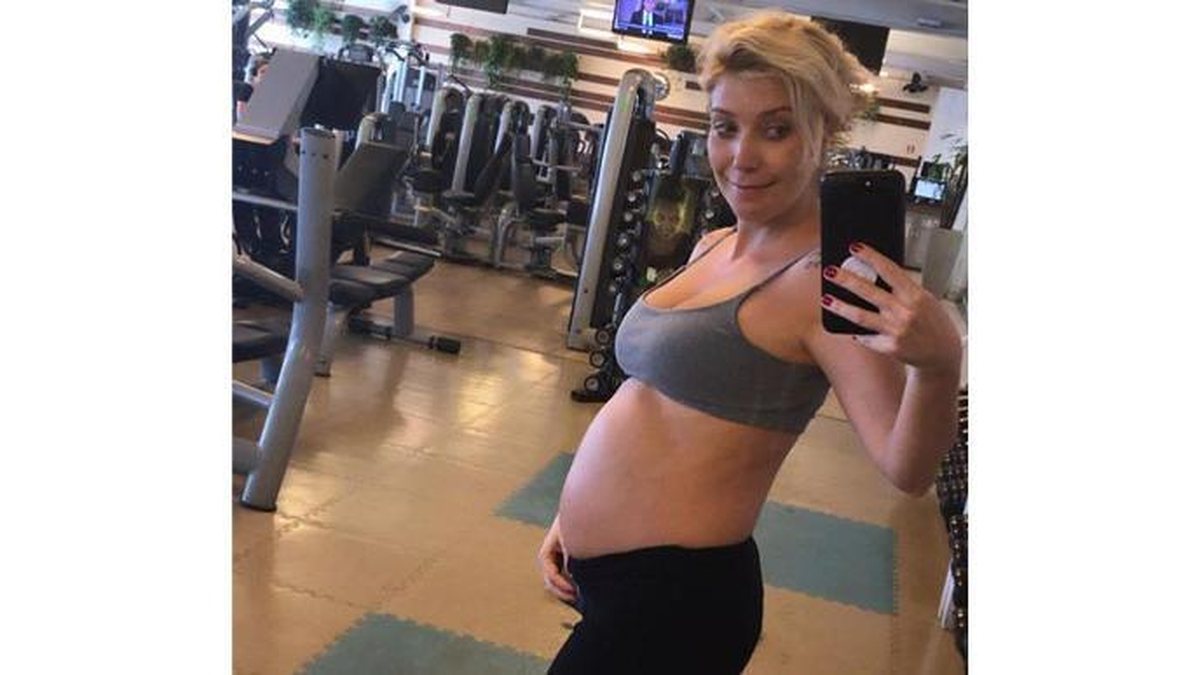 Luiza Possi vai para a academia aos 7 meses de gravidez (Foot: Reprodução/Instagram/