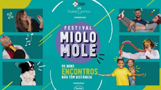‘Festival Miolo Mole’ trará diversas atrações para animar seu domingo em família - divulgação