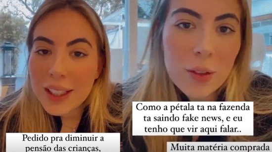 A irmã de Pétala defendendo a irmã que está em reality - Reprodução/ Instagram @a7yanka