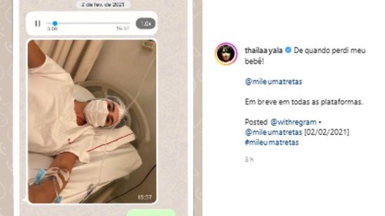 Thaila contou detalhes do ocorrido nas redes sociais - Reprodução/ Instagram