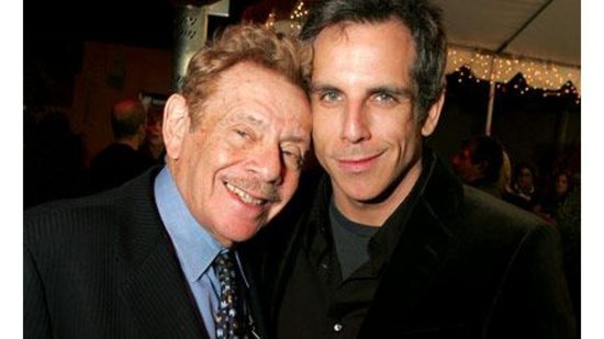 Jerry Stiller ao lado de Ben Stiller (Foto: Reprodução/ 