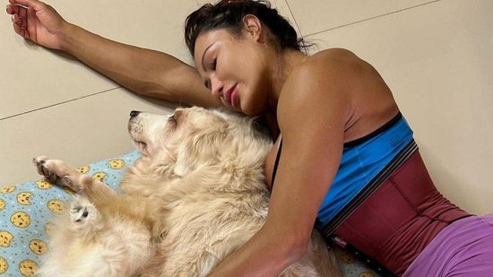 Gracyanne se despediu da cachorra que faleceu após 15 anos - Reprodução/Instagram @graoficial