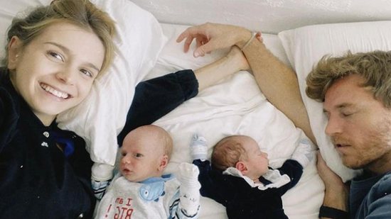 Os seguidores apontaram as semelhanças dos gêmeos com os pais - Reprodução/ Instagram