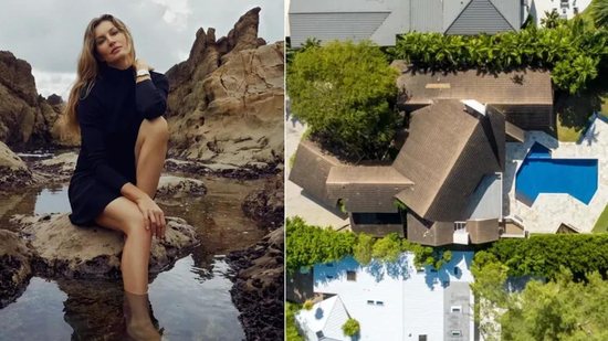 Gisele Bündchen compra mansão de R$ 62 milhões a poucos metros de distância da casa de Tom Brady - Reprodução/Instagram e MEGA para NY Post