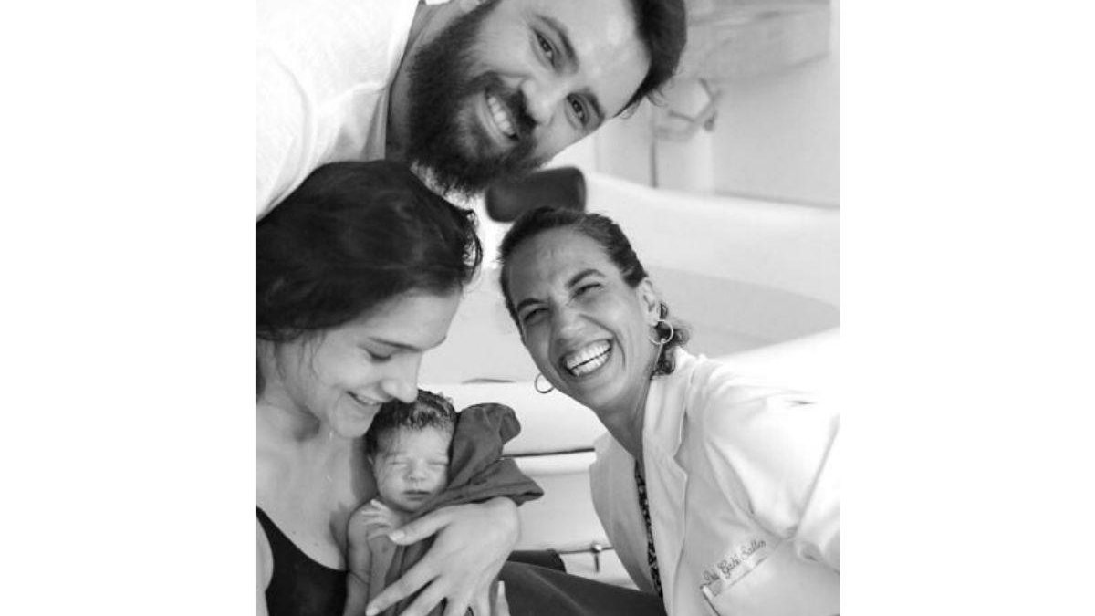 Marcella e Mateus são pais de Dom e Flor - Reprodução / Instagram @mateus