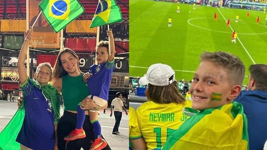 Ex-mulher e mãe do filho de Neymar Jr. comemora vitória do Brasil: “Nosso time sempre será Neymar FC” - Reprodução/Instagram