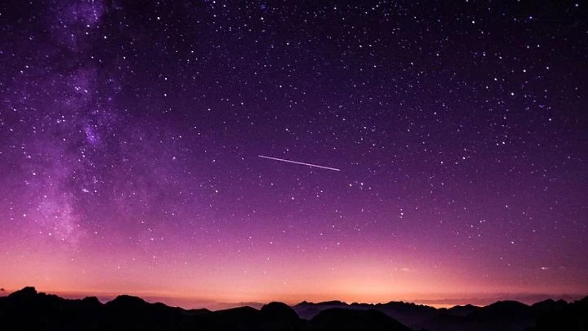 Chuva de meteoros Lirídeos terá o pico entre quarta e quinta-feira e pode ser visto da Terra - Reprodução/ NASA