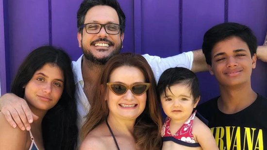 Lucio Mauro Filho e sua família - Reprodução/Instagram