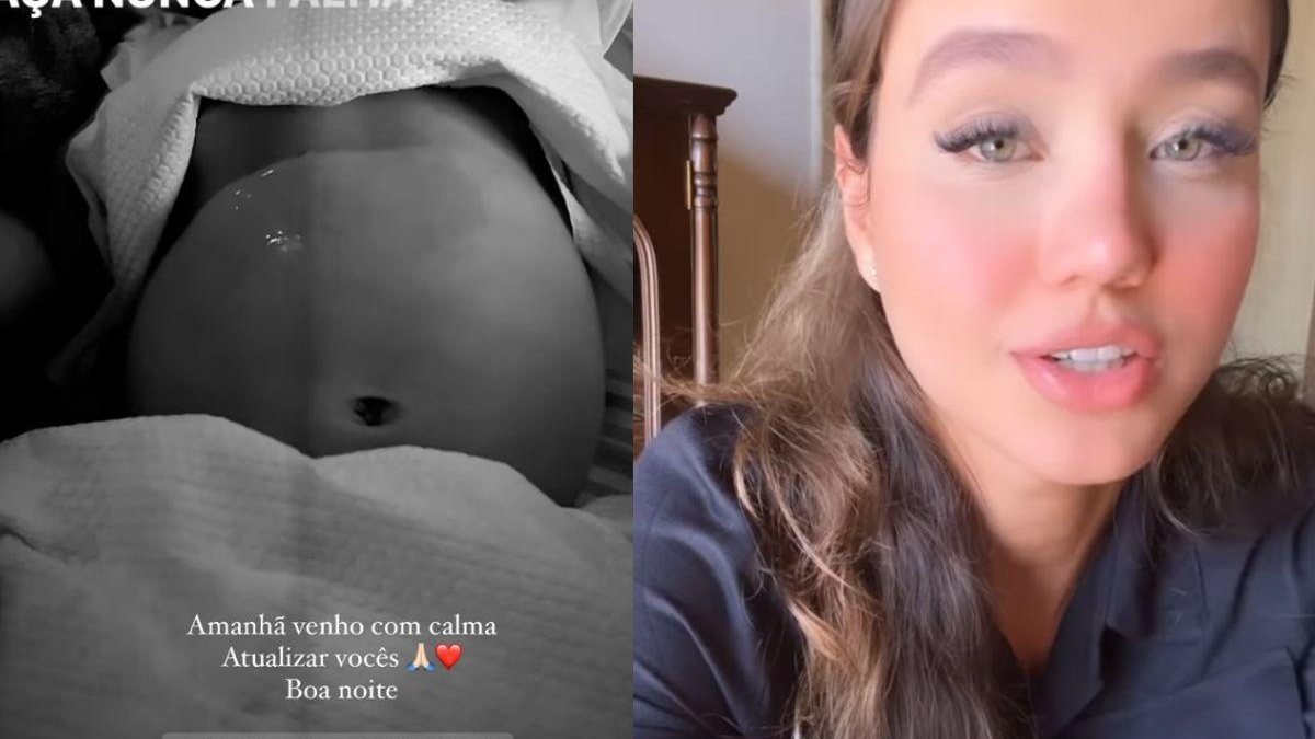 Fernanda passou por uma série de exames, pois o pediatra viu a barriga dela um pouco ‘inchada’ - Reprodução/ Instagram @biahrodriguesz