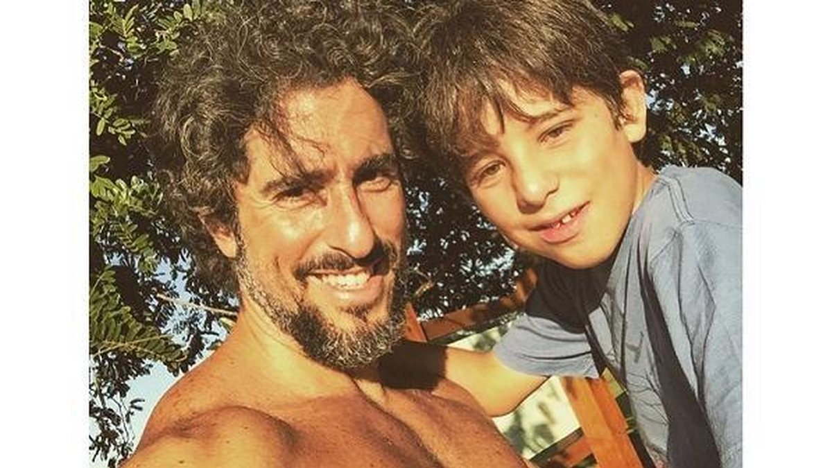 Marcos Mion e seu filho Romeo - Reprodução/ Fanpage do Marcos Mion no Facebook