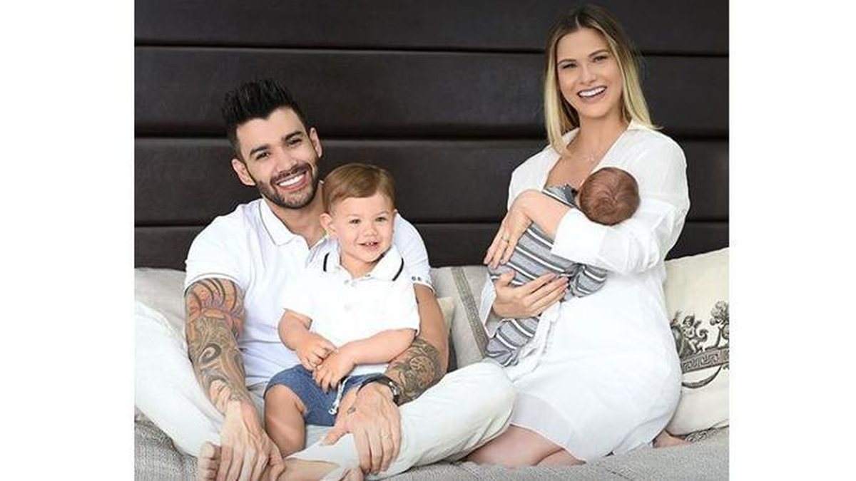 Gusttavo e Andressa são pais de Gabriel e Samuel - Reprodução/Instagram
