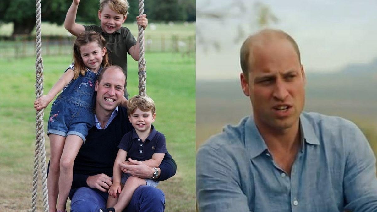 Príncipe William com os filhos - Reprodução/ Daily Mail