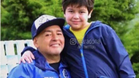 Maradona e Dieguito - Reprodução/ Instagram/ Diego Maradona
