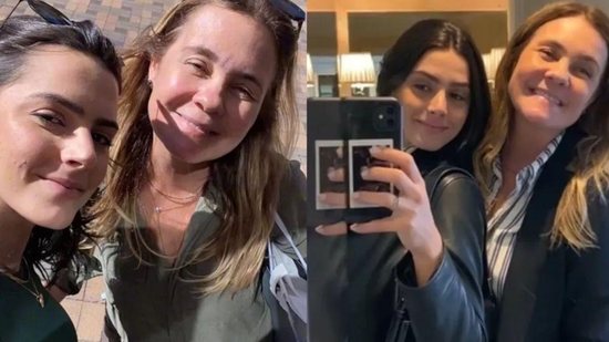 Menina surpreende ao mostrar que a sua sogra é Adriana Esteves. - Reprodução/Instagram