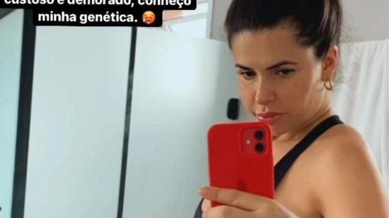 Cacau Colucci rebateu uma crítica sobre a perda de peso após a gravidez - Reprodução / Instagram