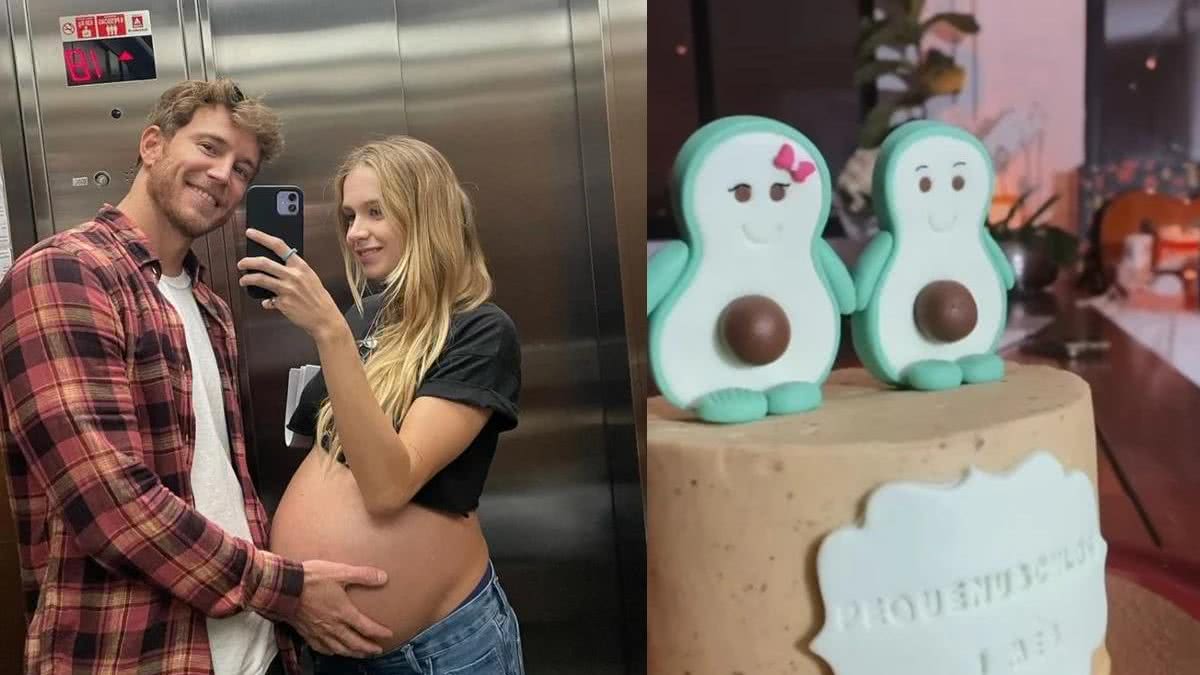 Isabella Scherer ao lado da família no mêsversário dos gêmeos - Reprodução/ Instagram