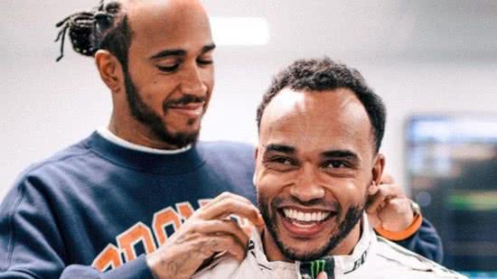 Imagem Lewis Hamilton realiza maior sonho do irmão com paralisia: “Sempre foi um guerreiro”