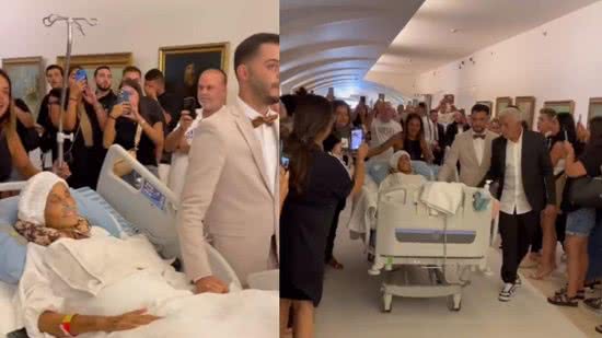 Noivos se casam em hospital - Reprodução/Instagram/ jewishbreakingnews