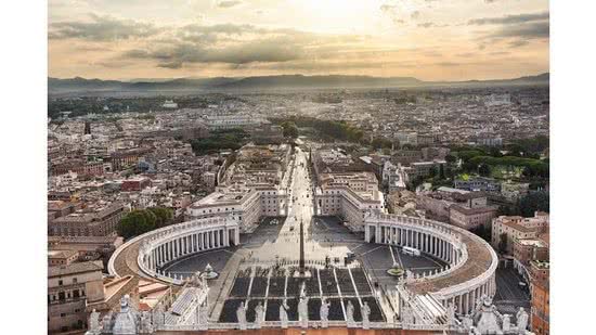 Vista de cima da praça do Vaticano - Getty Images