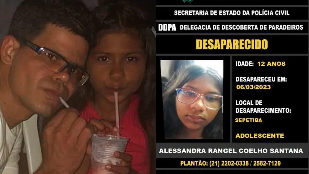 Família quer notícias da jovem de 12 anos que desapareceu no Rio de Janeiro - Reprodução