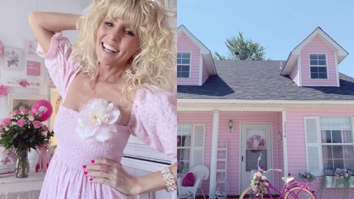 Imagem Avó fã de Barbie vive em casa rosa como a boneca e faz sucesso na web