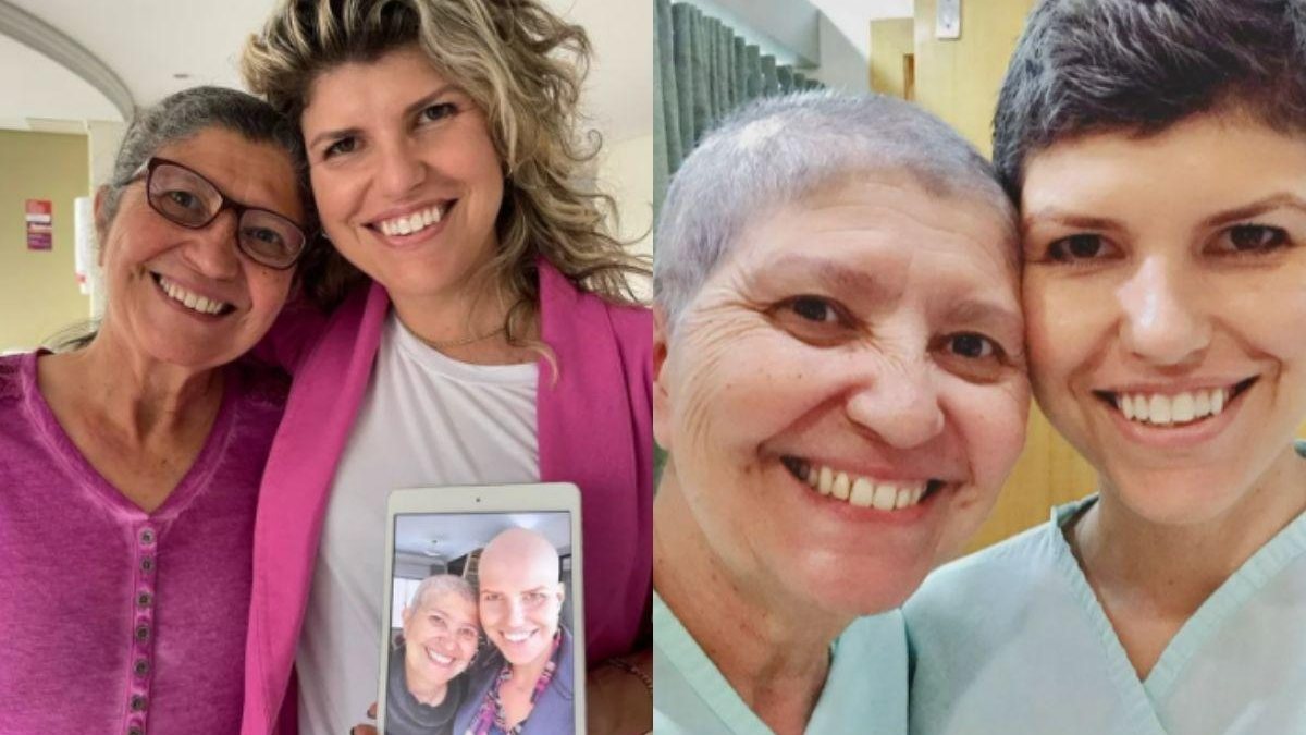 Mãe e filha se recuperam do câncer juntas - Reprodução / Arquivo Pessoal / G1
