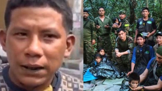 Militares atendem crianças em terras indígenas - Repodução/ Presidência da Colômbia