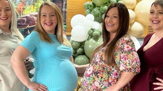 Irmãs engravidam ao mesmo tempo - Arquivo Pessoal