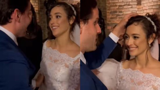 Momento em que Fernando encontra a amiga em casamento - Reprodução/Instagram