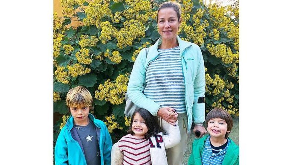 Luana Piovani e os filhos Bem, Liz e Dom (Foto: Reprodução/Instagram/